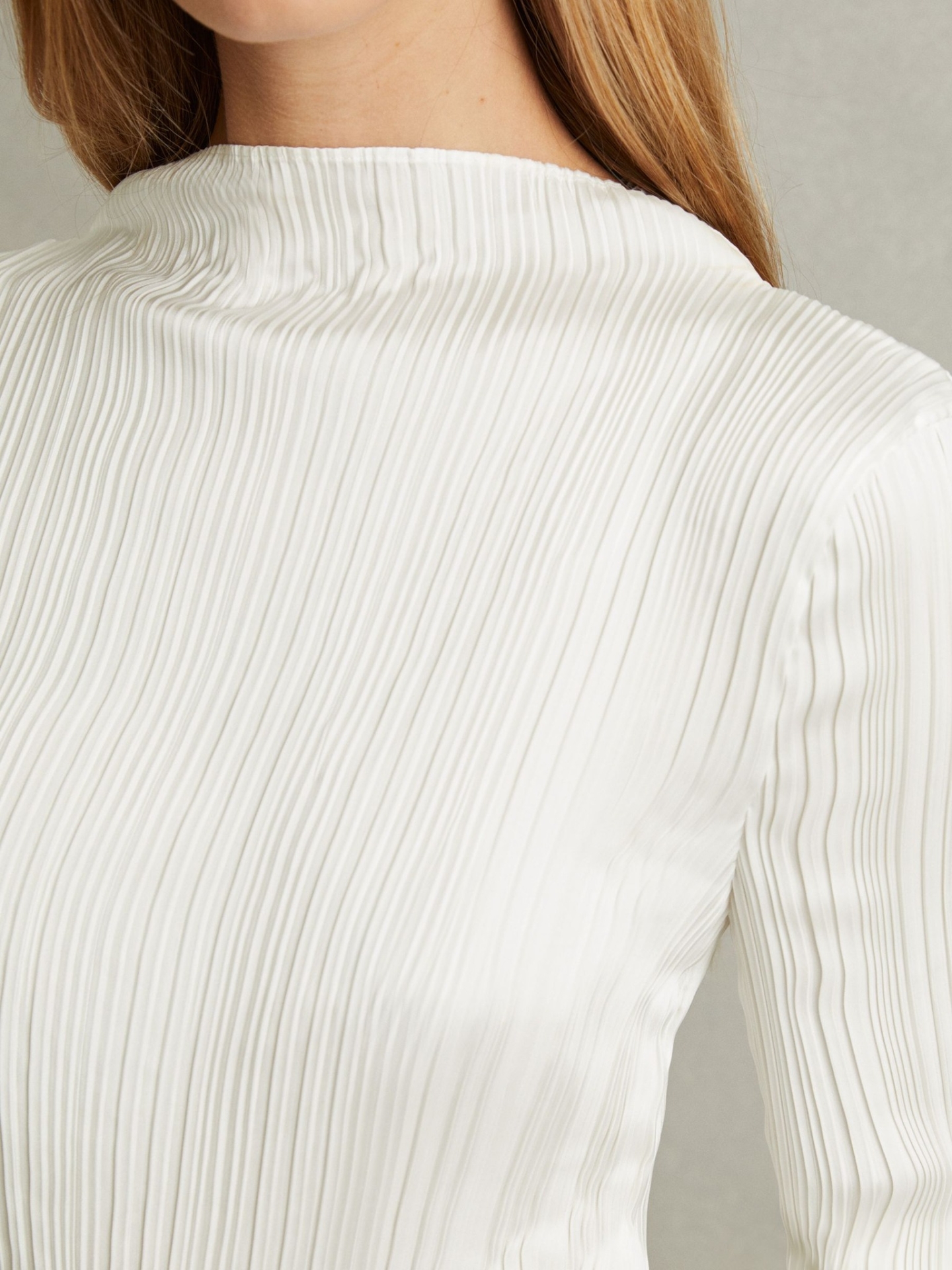 REHNPT01 REISS HIGH NECK TOP
