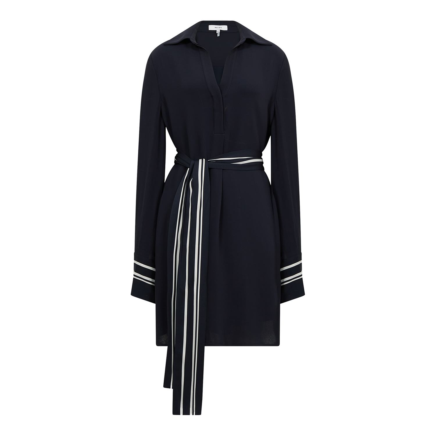 RFSDMD02 REISS STRIPE DETAIL DRESS