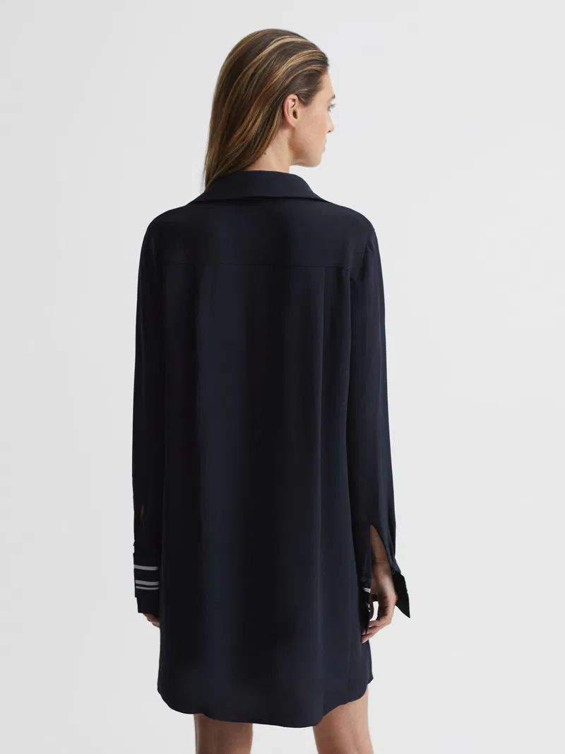 RFSDMD02 REISS STRIPE DETAIL DRESS