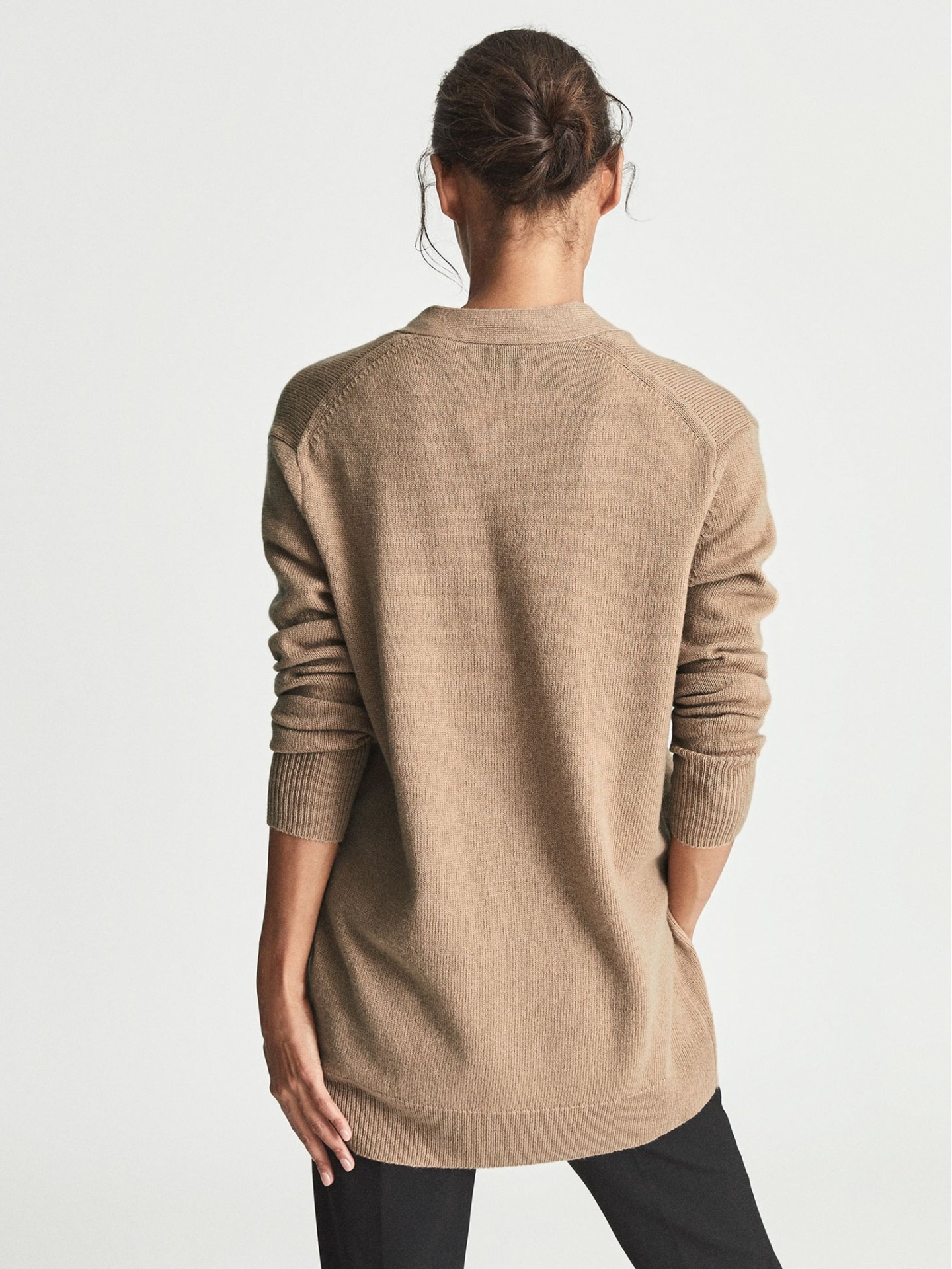 RKWCBC01 REISS WOOL CASHMERE BLEND CARDIGAN