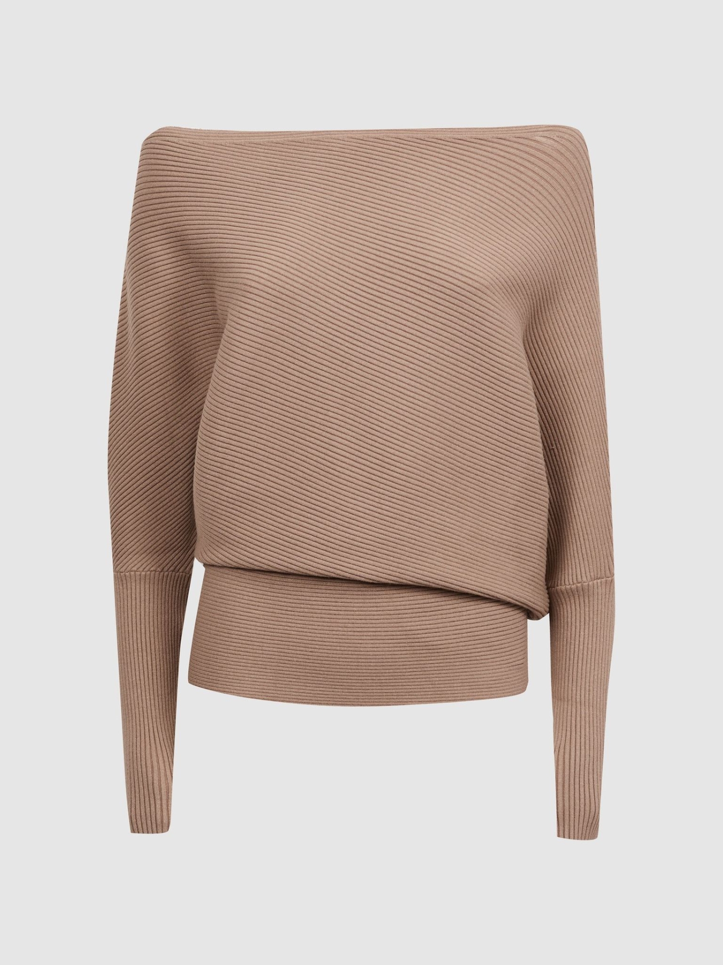 RLADKT01 REISS ASYMMETRIC KNITTED TOP