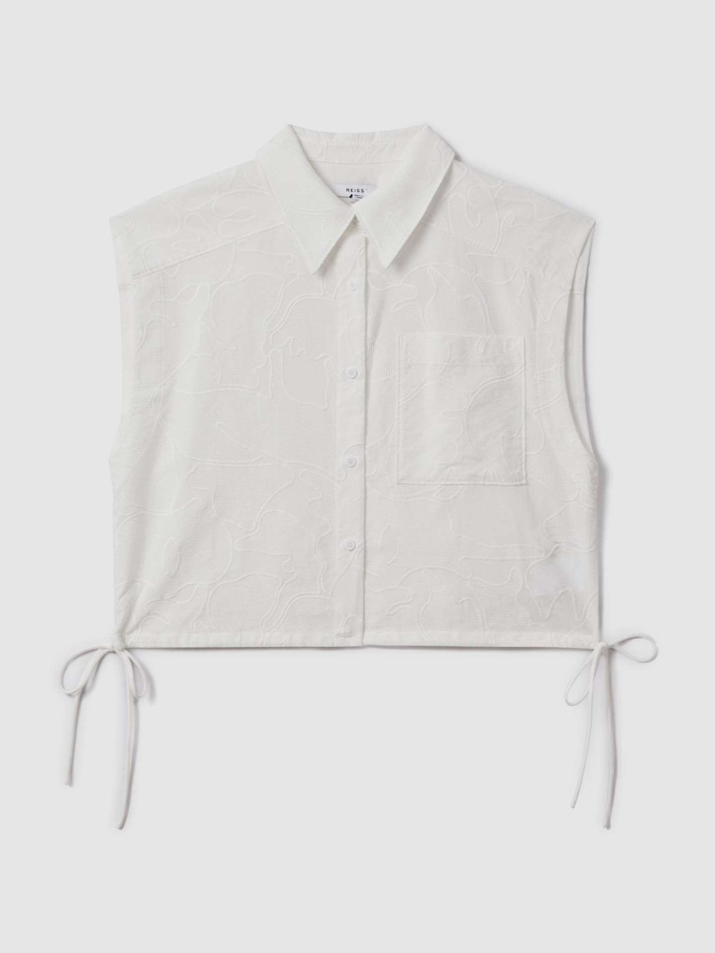 RNCES01 REISS EMBROIDERED SHIRT