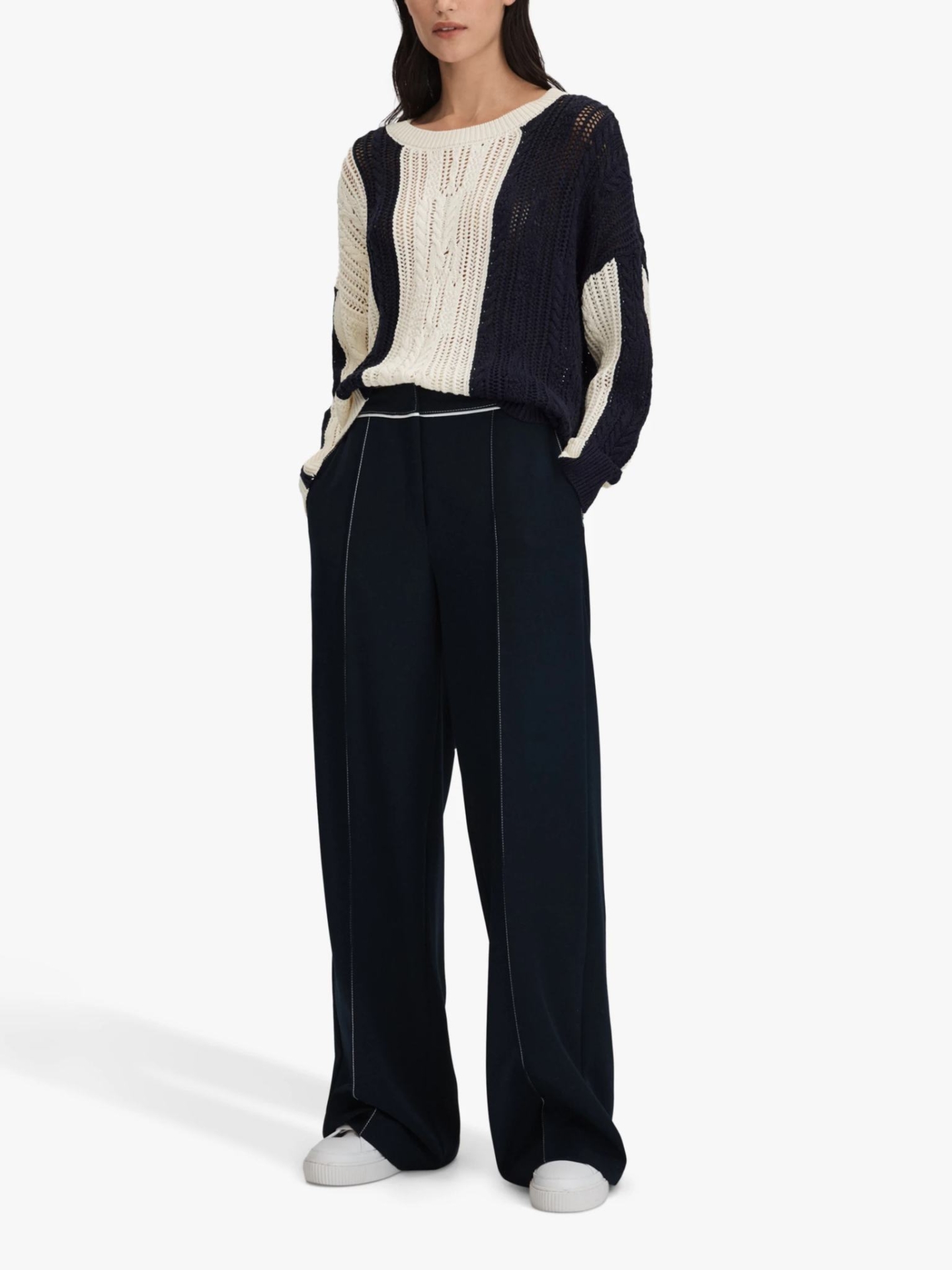 RTCBOSCNJ01 REISS CREW NECK JUMPER