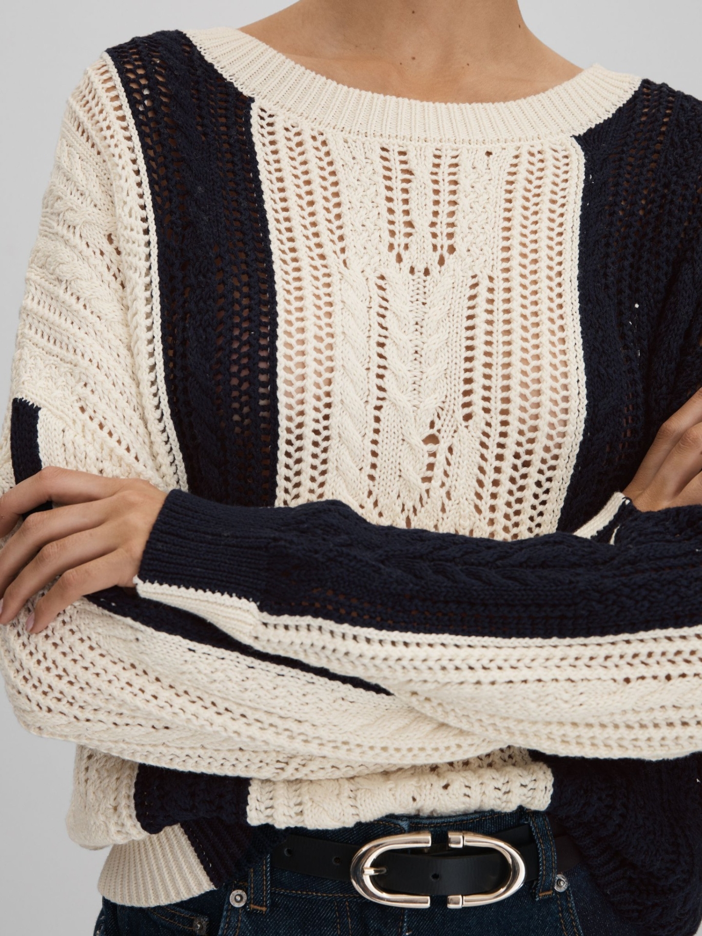 RTCBOSCNJ01 REISS CREW NECK JUMPER