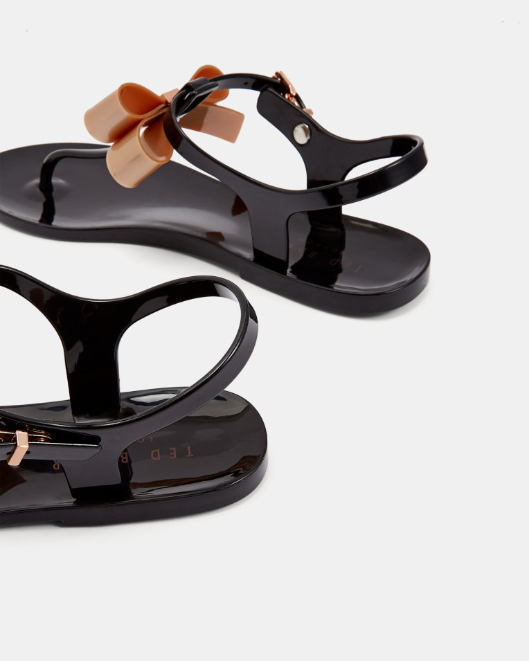 TBBDJS01 Ted Baker London Bow Detail Jelly Sandals