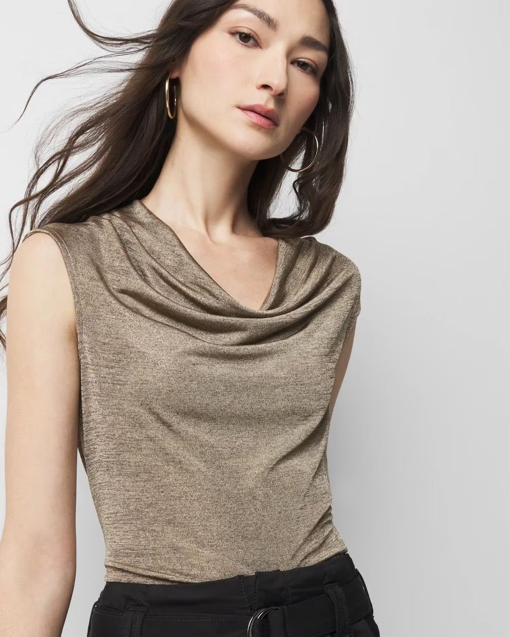 WMDNT01 WHBM Draped Top