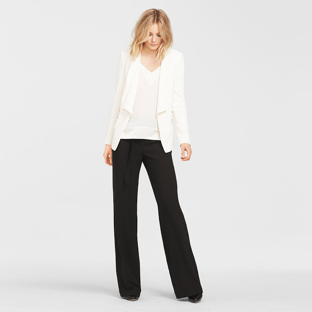 WPDB01 WHBM Drape Front Blazer