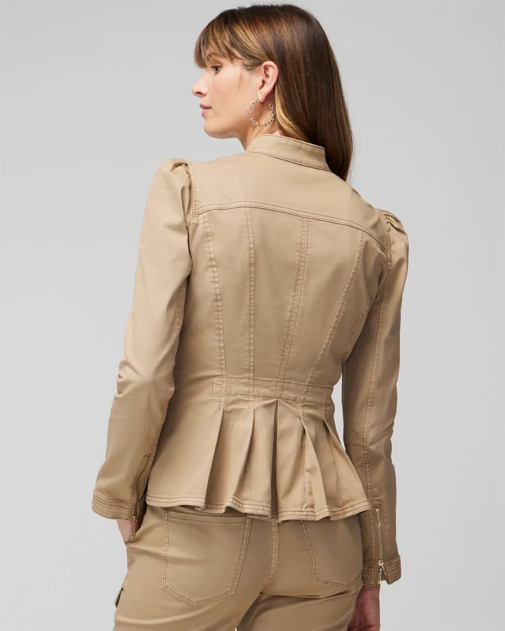 WSJ01 WHBM Peplum Jacket