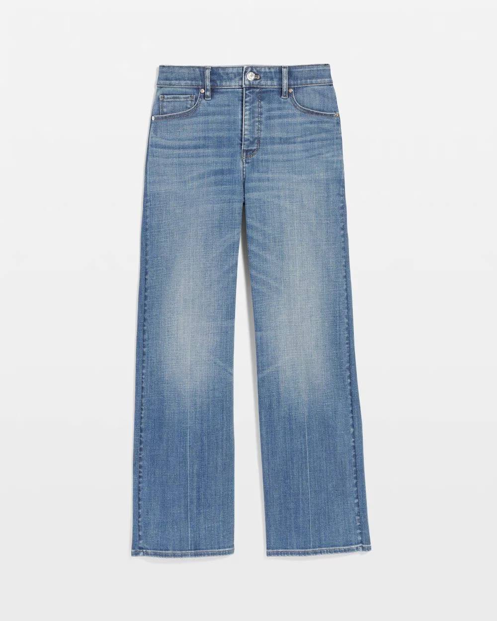 WWLCJ01 WHBM Wide Leg Cropped Jean