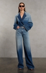 3FJ01 3x1 Wide Leg Jeans