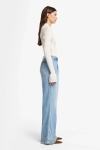 7FAMPTDL01 7 For All Mankind Pleated Denim Trousers
