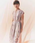 ASCPSFD01 Ann Taylor Studio Collection Paisley Flare Dress