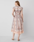 ASCPSFD01 Ann Taylor Studio Collection Paisley Flare Dress