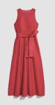 ATEBHFD01 Ann Taylor Eyelet Halter Flare Dress
