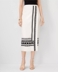 ATGBLBWMS01 Ann Taylor Wrap Midi Skirt