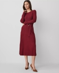 ATPBRSD01 Ann Taylor Ribbed Midi Dress