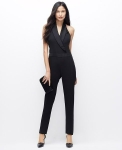 ATPTJ01 ANN TAYLOR PETITE TUXEDO JUMPSUIT