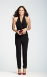 ATPTJ01 ANN TAYLOR PETITE TUXEDO JUMPSUIT