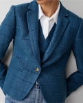 ATTPNBIT01 Ann Taylor Tweed Blazer