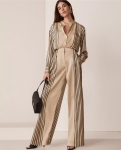ATTPWPIS01 Ann Taylor Pleated Wide Leg Trouser