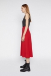 WBTMS01 WAREHOUSE BUTTON THROUGH MIDI SKIRT