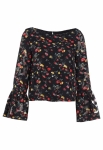 CMTT01 Club Monaco Print Blouse