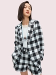 KSGB01 Kate Spade New York Gingham Blazer & Shorts