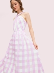 KSGOD01 Kate Spade New York Gingham Organza Dress