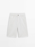 MD1CDBS01 Massimo Dutti Denim Shorts