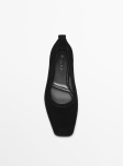 MDBFWRAS01 Massimo Dutti Ballet Flats