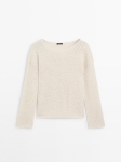 MDBNOKS01 Massimo Dutti Open Knit Sweater