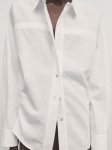 MDCALBS01 MASSIMO DUTTI COTTON AND LINEN SHIRT