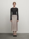 MDCCSMS01 Massimo Dutti Midi Skirt