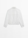 MDCPTOWP01 Massimo Dutti Cropped Overshirt