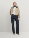 MDCPTOWP02 Massimo Dutti Cropped Overshirt