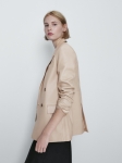 MDDNLB01 Massimo Dutti Nappa Leather Blazer