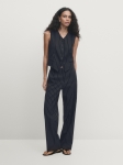 MDDPCT01 Massimo Dutti Pinstriped Trousers