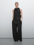 MDFNTWDD01 Massimo Dutti Draped Detail Top