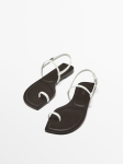 MDFS-LE01 MASSIMO DUTTI FLAT SANDALS - LIMITED EDITION