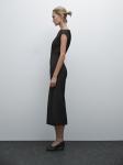 MDFSSMD01 Massimo Dutti Fitted Midi Dress