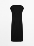 MDFSSMD01 Massimo Dutti Fitted Midi Dress