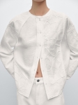 MDFSWED01 Massimo Dutti Embroidered Detail Shirt