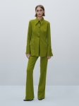 MDGSWS-LE01 Massimo Dutti Green Shirt & Bell Bottom Trousers - Limited Edition