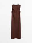 MDLBHND01 Massimo Dutti Halter Neck Dress