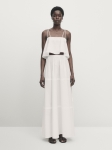 MDLCSWS01-S01 Massimo Dutti Strappy Top & Long Skirt - Studio