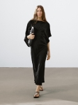 MDLFDWTD01 Massimo Dutti Flowing Textured Dress