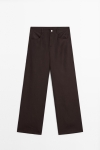 MDLPT01 Massimo Dutti Lyocell Palazzo Trousers