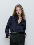 MDLSSSWV01 Massimo Dutti Satin Shirt
