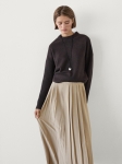 MDLSWPD01 Massimo Dutti Pleated Midi Skirt