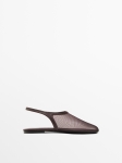 MDMSBF01 MASSIMO DUTTI MESH BALLET FLATS